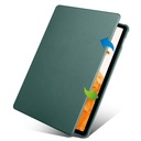 Galaxy Tab S10 Plus Kılıf Zore Termik Kalem Bölmeli Dönebilen Standlı Kılıf - 13