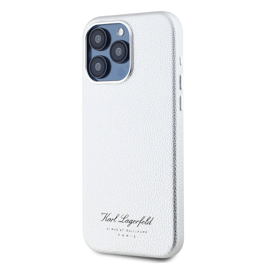 Apple iPhone 15 Pro Max Uyumlu Kılıf Karl Lagerfeld Orjinal Lisanslı KL Yazılı Hotel Kapak - 1