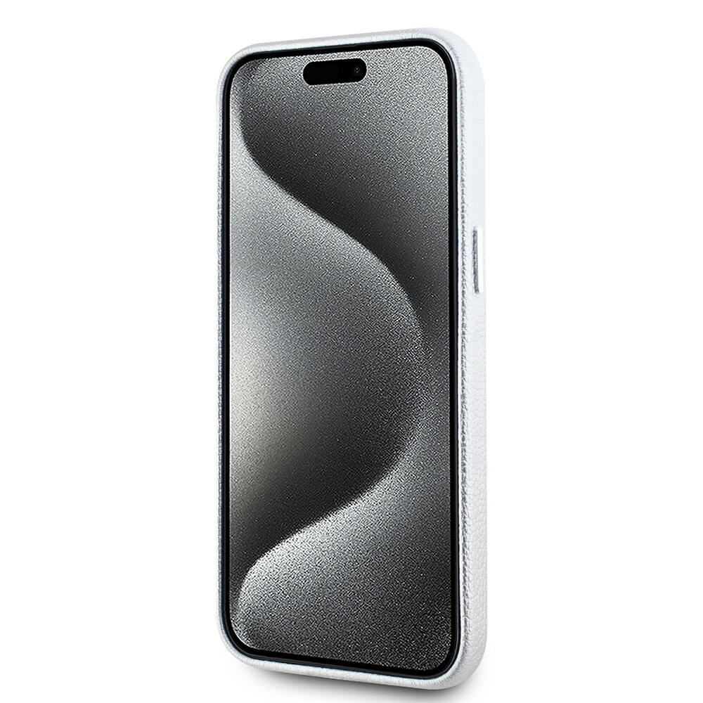 Apple iPhone 15 Pro Max Uyumlu Kılıf Karl Lagerfeld Orjinal Lisanslı KL Yazılı Hotel Kapak - 4