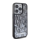 Apple iPhone 14 Pro Max Uyumlu Kılıf Karl Lagerfeld Orjinal Lisanslı Simli KL Yazılı Monogram Gradıent Kapak - 1