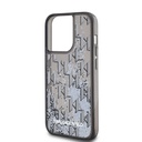 Apple iPhone 14 Pro Max Uyumlu Kılıf Karl Lagerfeld Orjinal Lisanslı Simli KL Yazılı Monogram Gradıent Kapak - 3