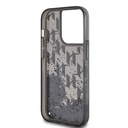 Apple iPhone 14 Pro Max Uyumlu Kılıf Karl Lagerfeld Orjinal Lisanslı Simli KL Yazılı Monogram Gradıent Kapak - 4