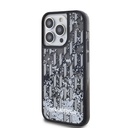 Apple iPhone 14 Pro Max Uyumlu Kılıf Karl Lagerfeld Orjinal Lisanslı Simli KL Yazılı Monogram Gradıent Kapak - 6