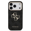 Apple iPhone 17 Pro Uyumlu Kılıf Guess Orjinal Lisanslı Gold Metal Kamera Çerçeveli 4G Desenli Metal Büyük 4G ve Yazı Logolu Kapak - 2