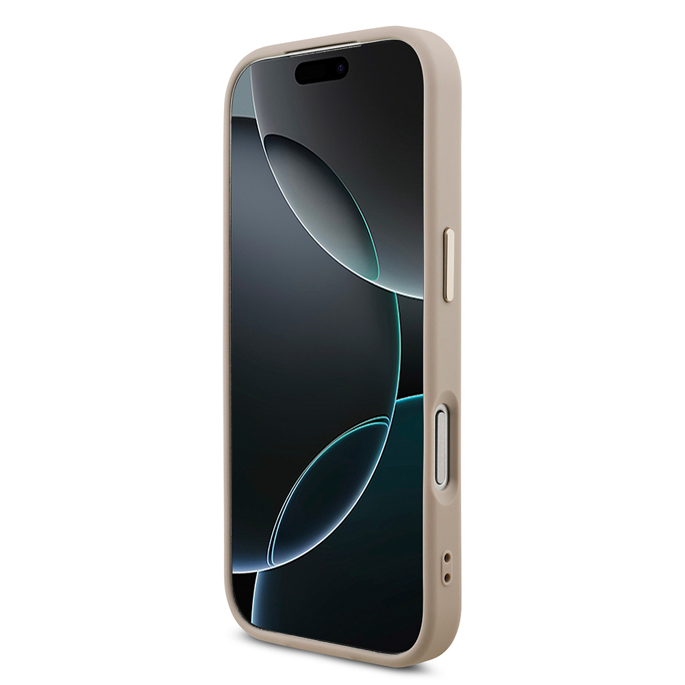 Apple iPhone 17 Pro Uyumlu Kılıf Guess Orjinal Lisanslı Gold Metal Kamera Çerçeveli 4G Desenli Metal Büyük 4G ve Yazı Logolu Kapak - 10