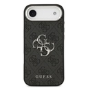 Apple iPhone 17 Air Uyumlu Kılıf Guess Orjinal Lisanslı Gümüş Metal Kamera Çerçeveli 4G Desenli Metal Büyük 4G ve Yazı Logolu Kapak - 2