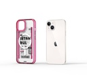 Apple iPhone 15 Uyumlu Kılıf M-safe Şarj Özellikli Bilet Desenli Wiwu Turkey B Serisi Kapak - 2