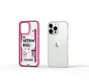 Apple iPhone 15 Pro Uyumlu Kılıf M-safe Şarj Özellikli Bilet Desenli Wiwu Turkey B Serisi Kapak - 8