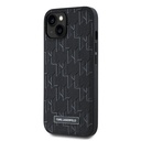 Apple iPhone 14 Uyumlu Kılıf Karl Lagerfeld Orjinal Lisanslı M-safe Şarj Özellikli KL Yazılı Hot Stamp Kapak - 2