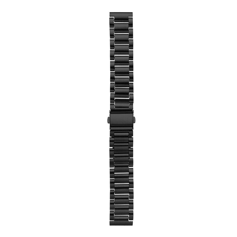 Huawei Watch GT 4 41mm Uyumlu 18mm Kordon Paslanmaz Metal Baklalı Tasarım KRD-04 Kayış - 1