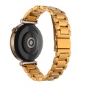 Huawei Watch GT 4 41mm Uyumlu 18mm Kordon Paslanmaz Metal Baklalı Tasarım KRD-04 Kayış - 7