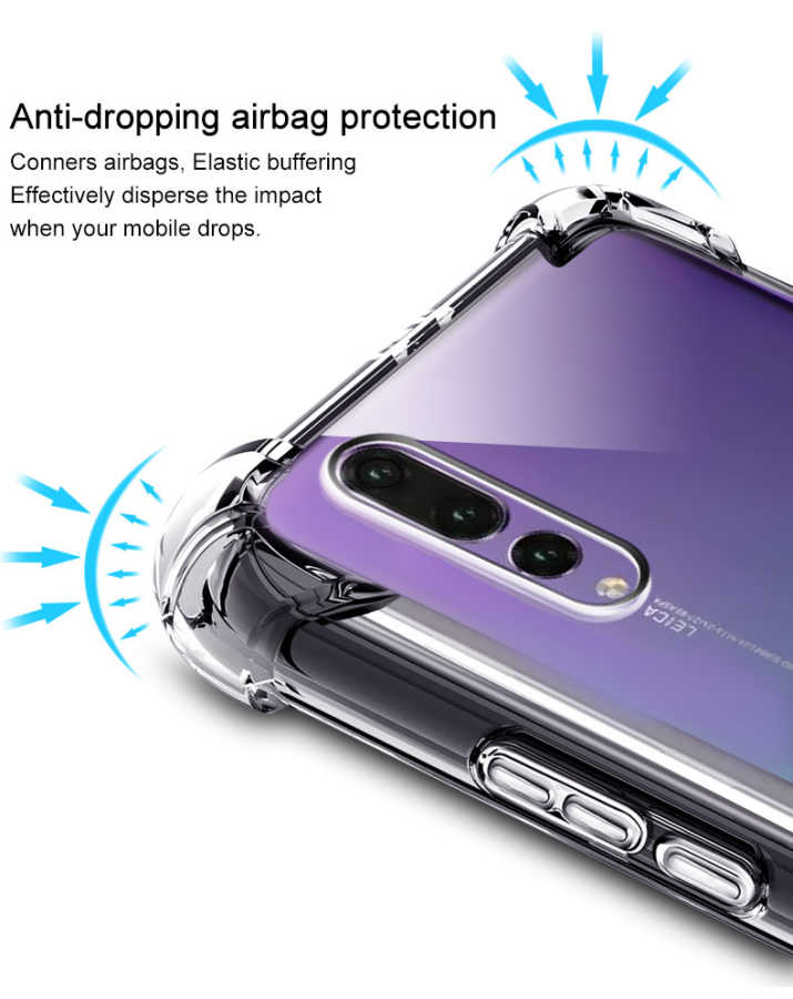 Huawei P20 Pro Uyumlu Kılıf Zore Nitro Anti Shock Silikon - 6