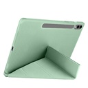 Samsung Galaxy Tab S9 FE Plus Uyumlu Kılıf Zore Tri Folding Kalem Bölmeli Standlı Kılıf - 14