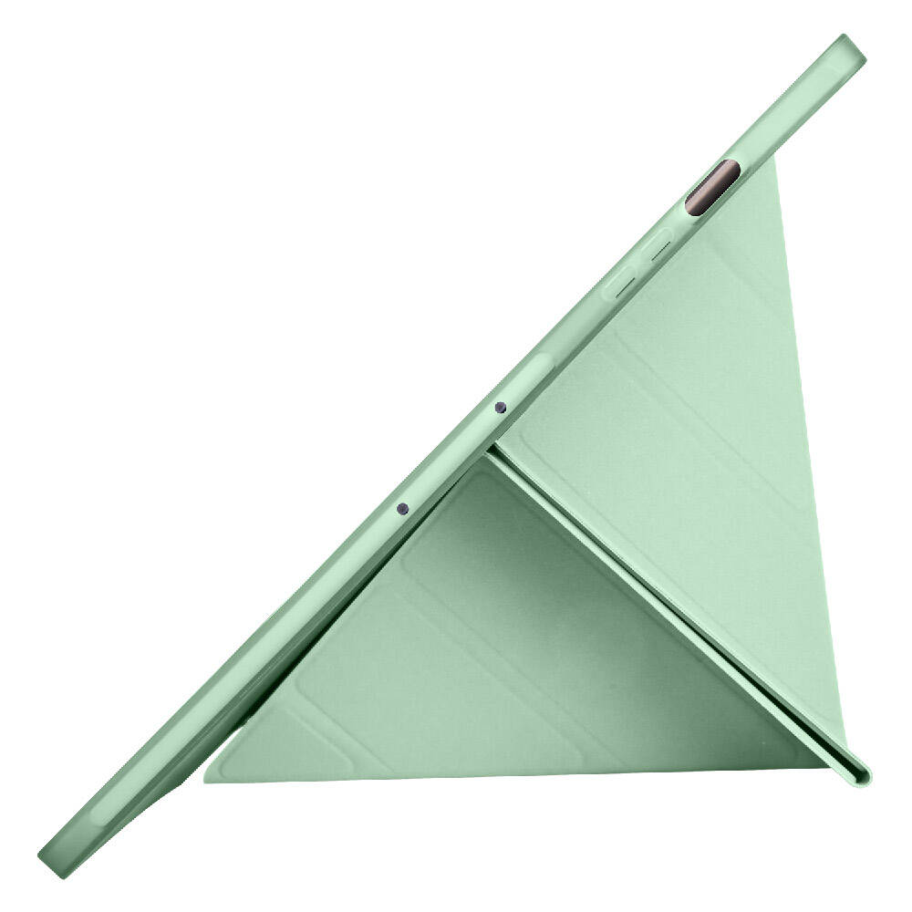 Samsung Galaxy Tab S9 FE Plus Uyumlu Kılıf Zore Tri Folding Kalem Bölmeli Standlı Kılıf - 17