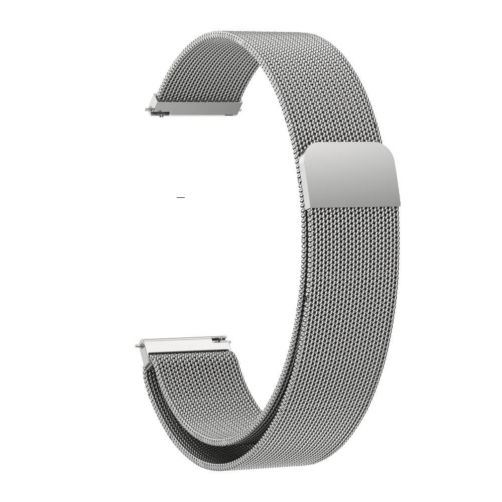 Huawei Watch GT 4 41mm Uyumlu 18mm Kordon Hasır Metal Mıknatıslı Örgü Zore KRD-01 Kayış - 2