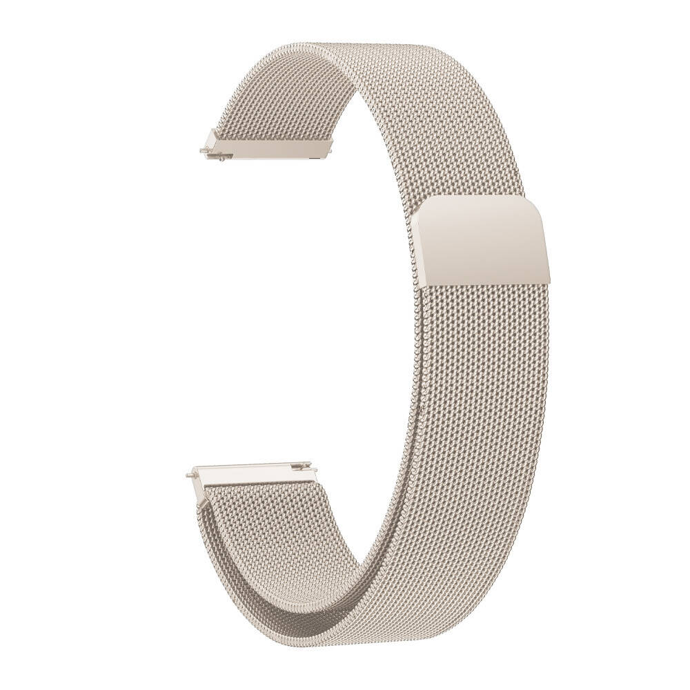 Huawei Watch GT 4 41mm Uyumlu 18mm Kordon Hasır Metal Mıknatıslı Örgü Zore KRD-01 Kayış - 8