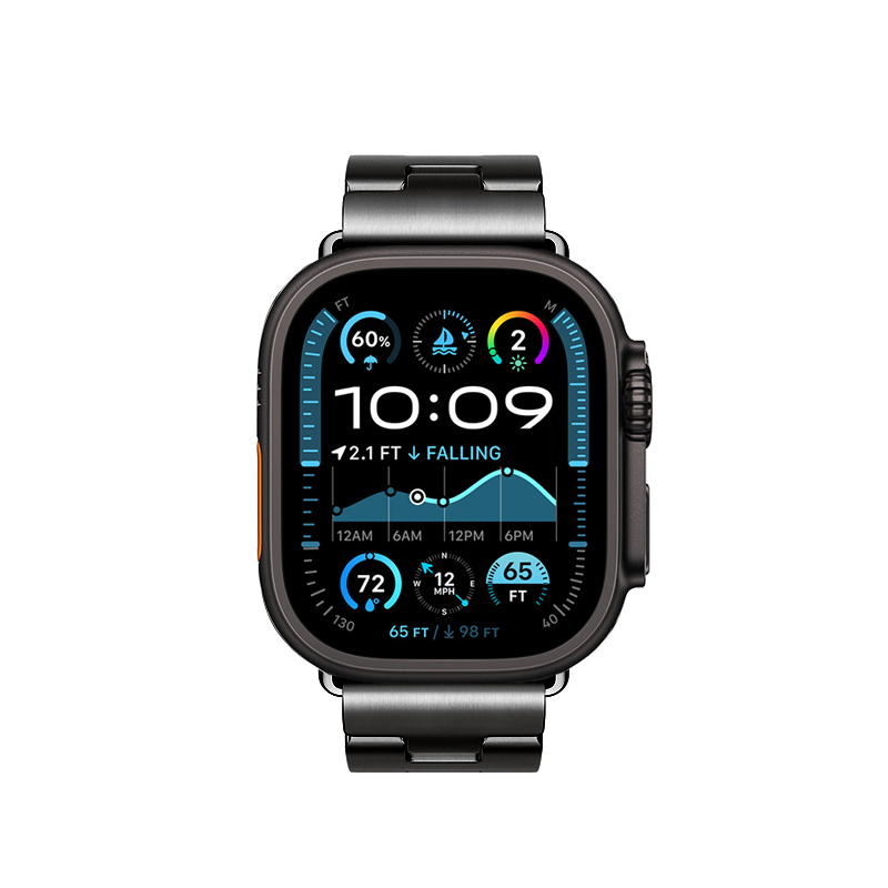 Apple Watch Ultra 49mm Uyumlu Zore KRD-125 Metal Kordon Strap Kayış - 2