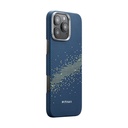 Apple iPhone 16 Pro Uyumlu Kılıf Magsafe Şarj Özellikli Aramid Fiber Pitaka Tactile Woven Starpeak Serisi Milky Way Galaxy Kapak - 7