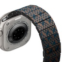 Apple Watch Serisi Uyumlu Aramid Fiber ve Karbon Fiber Pitaka Dreamland ChromaCarbon Serisi Stairs Universal Kordon - 4