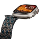Apple Watch Serisi Uyumlu Aramid Fiber ve Karbon Fiber Pitaka Dreamland ChromaCarbon Serisi Stairs Universal Kordon - 7
