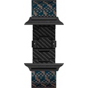Apple Watch Serisi Uyumlu Aramid Fiber ve Karbon Fiber Pitaka Dreamland ChromaCarbon Serisi Stairs Universal Kordon - 8