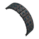 Apple Watch Serisi Uyumlu Aramid Fiber ve Karbon Fiber Pitaka Dreamland ChromaCarbon Serisi Stairs Universal Kordon - 11