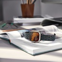 Apple Watch Serisi Uyumlu Aramid Fiber ve Karbon Fiber Pitaka Dreamland ChromaCarbon Serisi Stairs Universal Kordon - 18