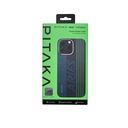 Apple iPhone 16 Pro Uyumlu Kılıf Magsafe Şarj Özellikli Lumintex Teknolojili Fosforlu Aramid Fiber Pitaka Tactile Woven Aries Serisi Credit Card Kapak - 1
