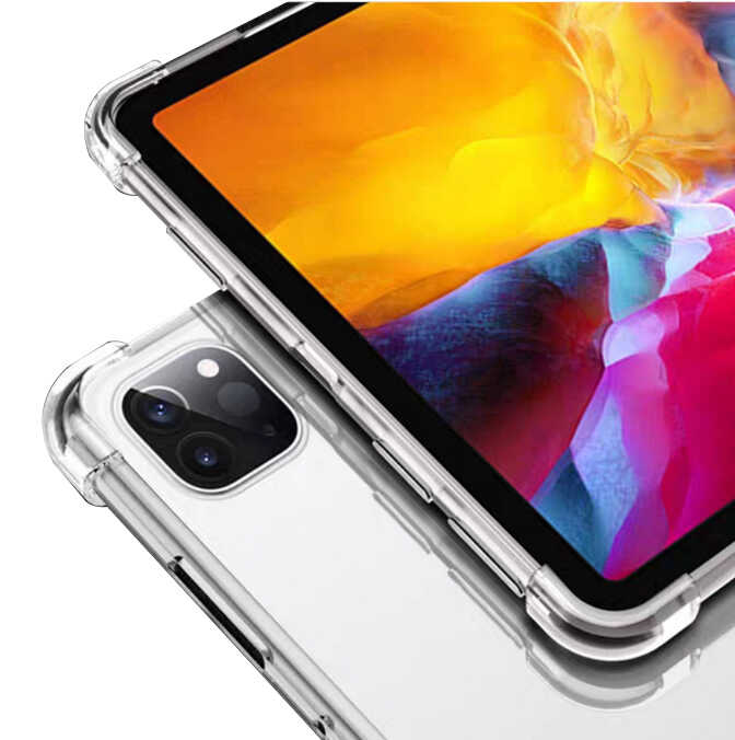 Apple iPad Pro 12.9 2020 (4.Nesil) Uyumlu Kılıf Zore Tablet Nitro Anti Shock Silikon Kapak - 4