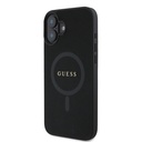Apple iPhone 16 Uyumlu Kılıf Guess Orjinal Lisanslı M-safe Şarj Özellikli Yazı Logolu Saffiano Classic Kapak - 1