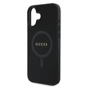 Apple iPhone 16 Uyumlu Kılıf Guess Orjinal Lisanslı M-safe Şarj Özellikli Yazı Logolu Saffiano Classic Kapak - 5