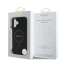 Apple iPhone 16 Uyumlu Kılıf Guess Orjinal Lisanslı M-safe Şarj Özellikli Yazı Logolu Saffiano Classic Kapak - 7