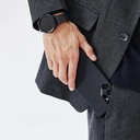 Samsung Galaxy S24 Ultra Uyumlu Kılıf Magsafe Şarj Özellikli 600D Aramid Fiber Pitaka Ultra-Slim Classic Serisi Black-Grey Twill Kapak - 5