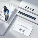 Apple Watch Serisi Uyumlu Aramid Fiber ve Karbon Fiber Pitaka Poetry of Things ChromaCarbon Serisi Moon Universal Kordon - 1