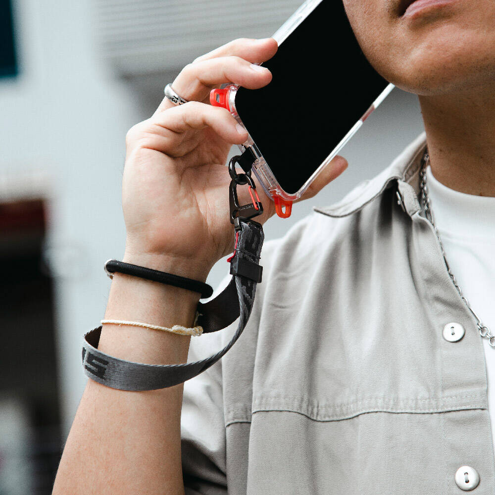 SkinArma Scout Serisi Logolu Telefon Bilek Askı Kayışı - 3