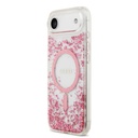 Apple iPhone 17 Air Uyumlu Kılıf Guess Orjinal Lisanslı M-safe Şarj Özellikli Transparan Resin Bottom Kapak - 1