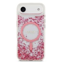 Apple iPhone 17 Air Uyumlu Kılıf Guess Orjinal Lisanslı M-safe Şarj Özellikli Transparan Resin Bottom Kapak - 2