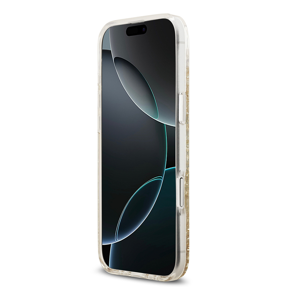Apple iPhone 17 Air Uyumlu Kılıf Guess Orjinal Lisanslı M-safe Şarj Özellikli Transparan Resin Bottom Kapak - 11