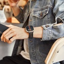 Apple Watch Serisi Uyumlu Aramid Fiber ve Karbon Fiber Pitaka Modern Serisi Rhapsody Universal Kordon - 9