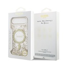 Apple iPhone 17 Air Uyumlu Kılıf Guess Orjinal Lisanslı M-safe Şarj Özellikli Transparan Resin Bottom Kapak - 14