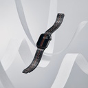 Apple Watch Serisi Uyumlu Aramid Fiber ve Karbon Fiber Pitaka Modern Serisi Rhapsody Universal Kordon - 14