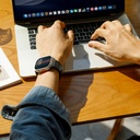 Apple Watch Serisi Uyumlu Aramid Fiber ve Karbon Fiber Pitaka Modern Serisi Rhapsody Universal Kordon - 15