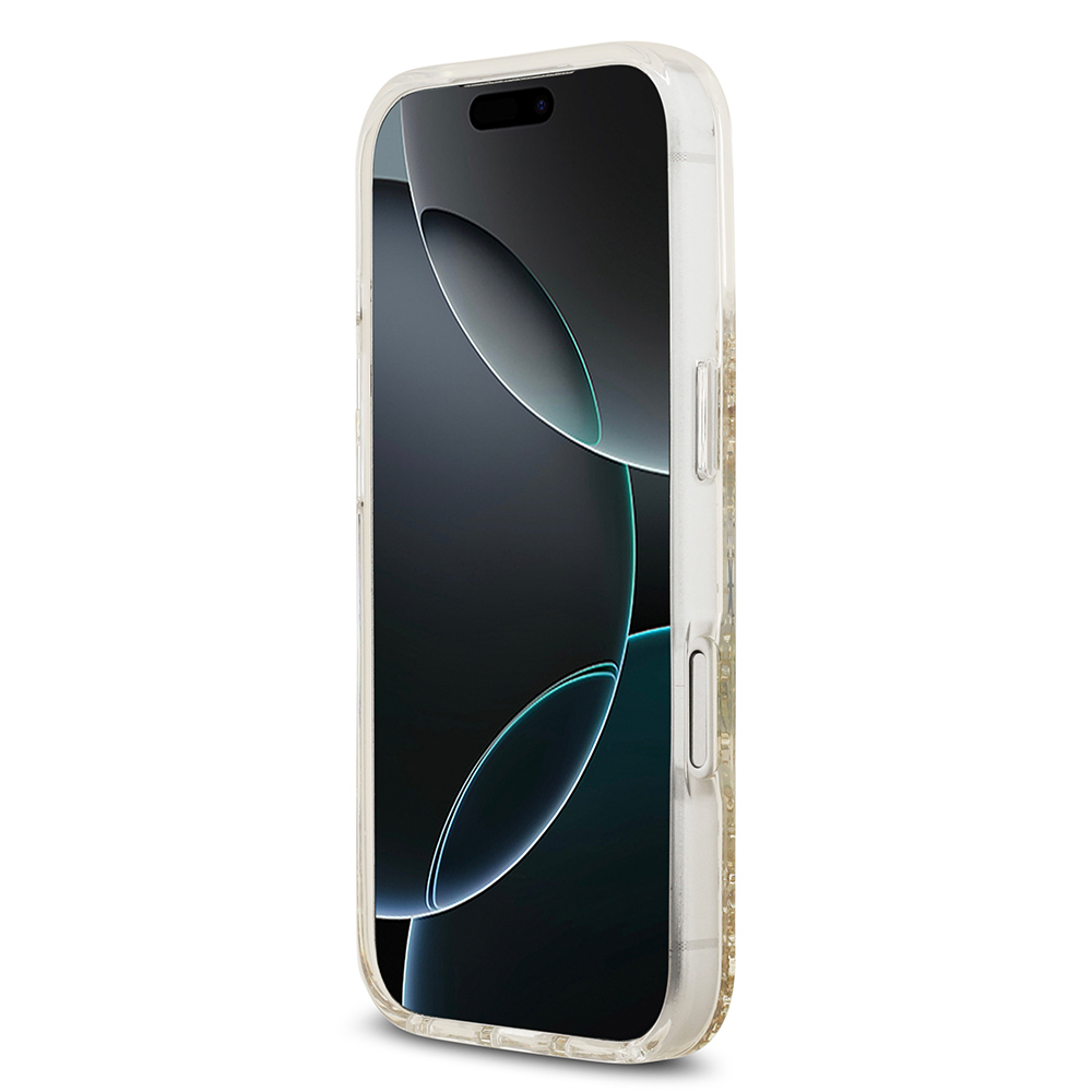 Apple iPhone 17 Pro Uyumlu Kılıf Guess Orjinal Lisanslı M-safe Şarj Özellikli Transparan Resin Bottom Kapak - 11