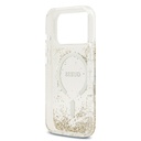 Apple iPhone 17 Pro Uyumlu Kılıf Guess Orjinal Lisanslı M-safe Şarj Özellikli Transparan Resin Bottom Kapak - 13