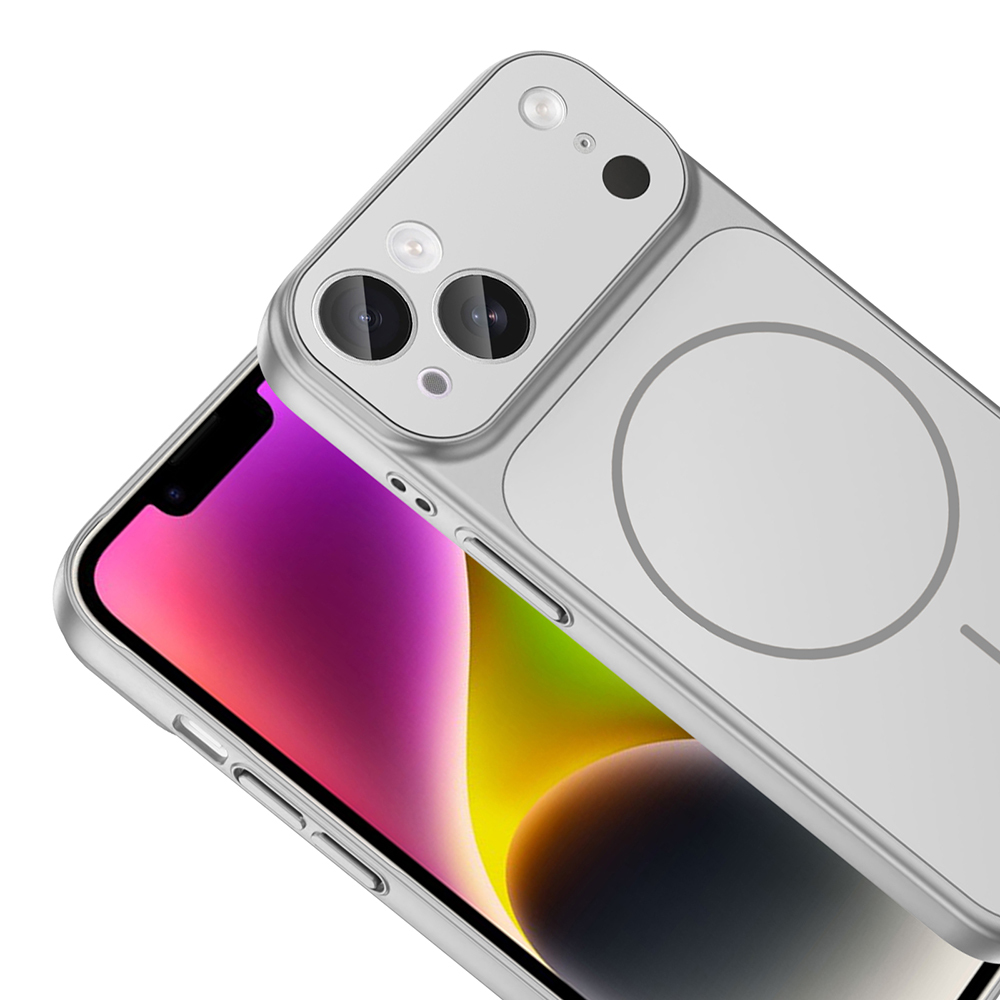 Apple iPhone 13 Uyumlu Kılıf Zore M-Safe Şarj Özellikli Kamera Korumalı Formen Kapak - 10