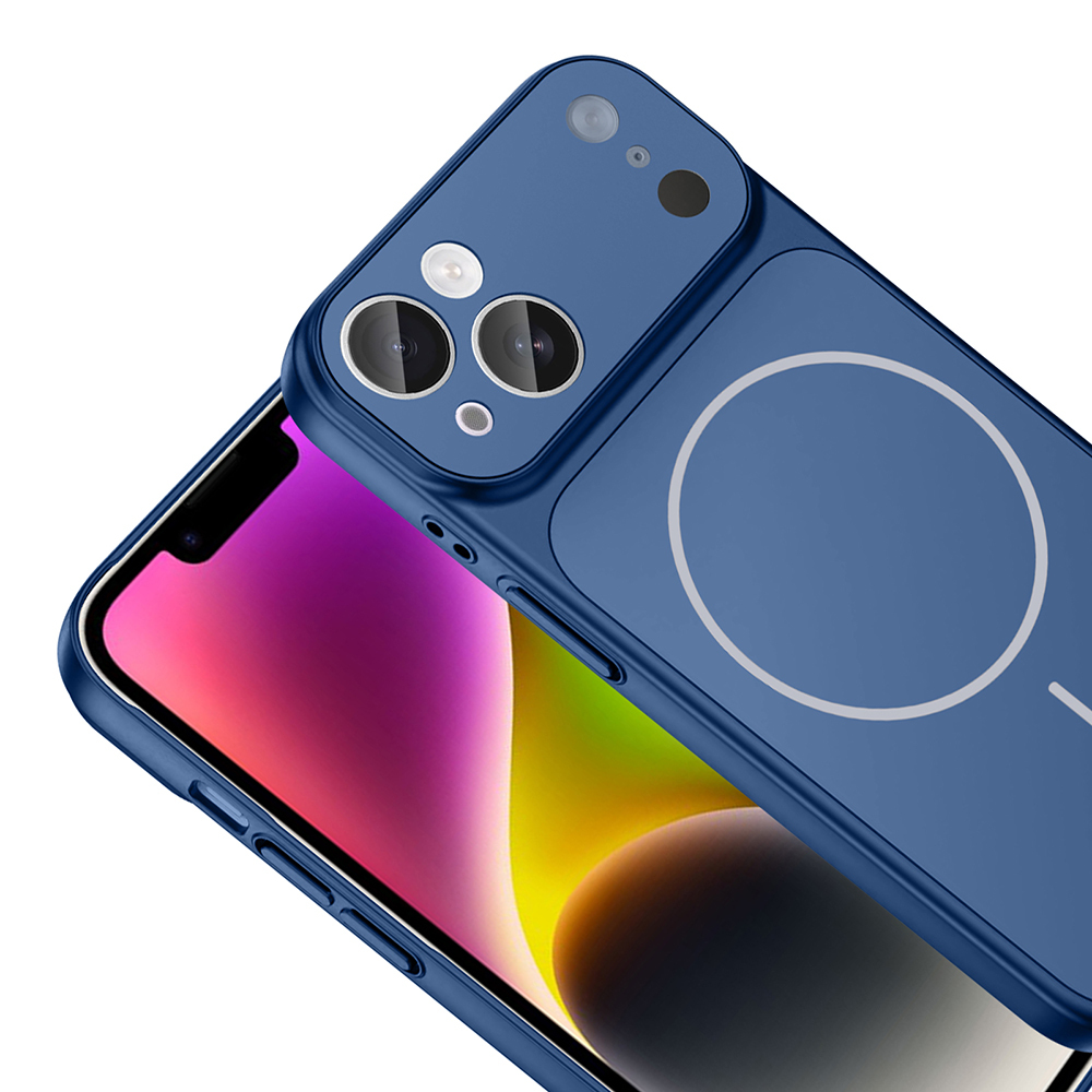Apple iPhone 13 Uyumlu Kılıf Zore M-Safe Şarj Özellikli Kamera Korumalı Formen Kapak - 11