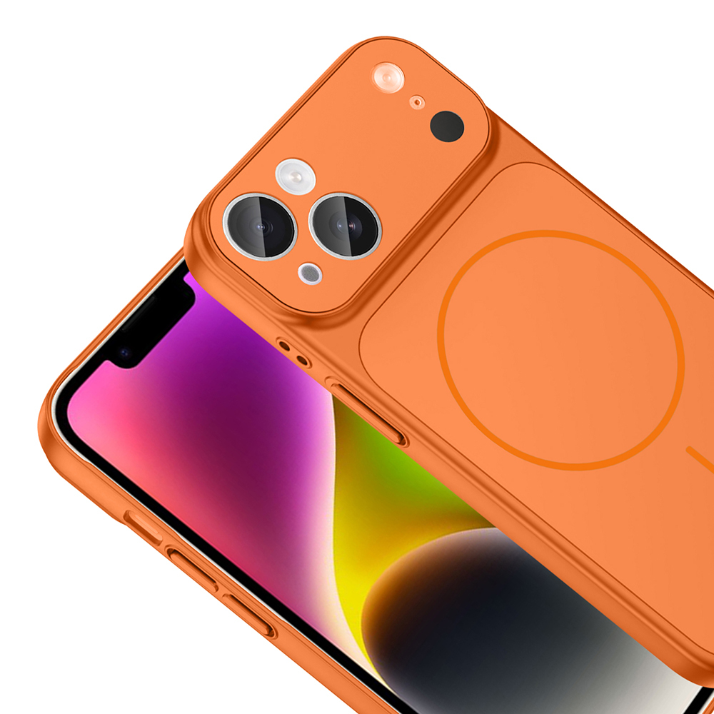 Apple iPhone 13 Uyumlu Kılıf Zore M-Safe Şarj Özellikli Kamera Korumalı Formen Kapak - 12