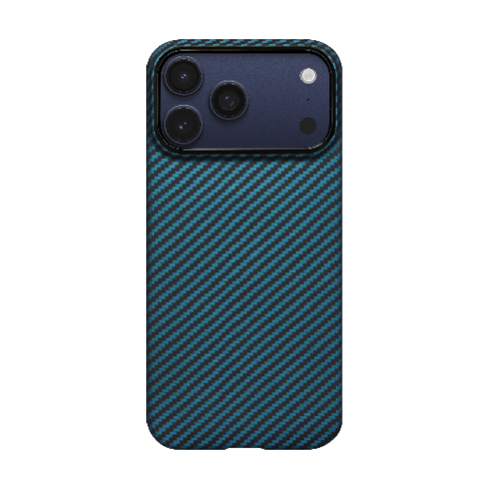 Apple iPhone 17 Pro Max Uyumlu Kılıf M-Safe Şarj Özellikli Kamera Kontrol Butonlu Aramid Fiber Pitaka Ultra-Slim Kapak - 2