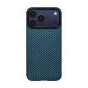 Apple iPhone 17 Pro Max Uyumlu Kılıf M-Safe Şarj Özellikli Kamera Kontrol Butonlu Aramid Fiber Pitaka Ultra-Slim Kapak - 2