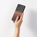 Samsung Galaxy S24 Ultra Uyumlu Kılıf Magsafe Şarj Özellikli Aramid Fiber Pitaka Tactile Woven Sunset-Moonrise Serisi Sunset Kapak - 3